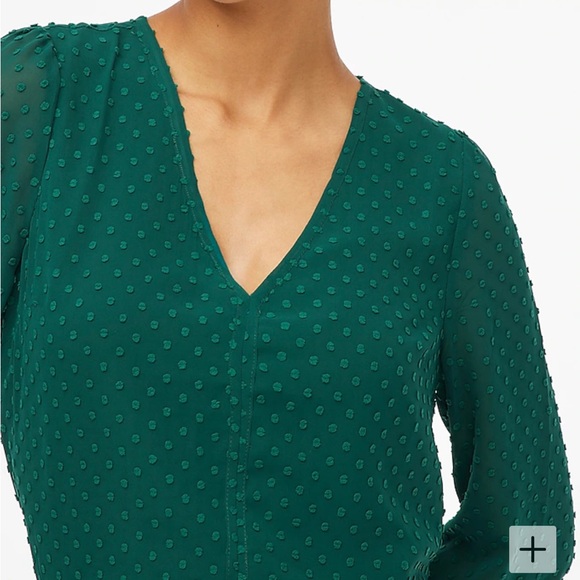 Jcrew Factory clip dot blouse - Picture 1 of 2